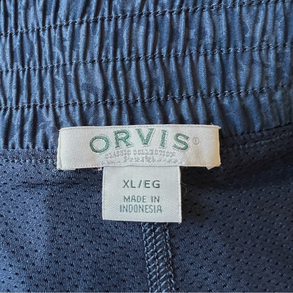 Orvis Embossed Pull On Travel Skort Womens XL Blue Golf Tennis Outdoor Hiking - Picture 4 of 6